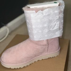 Pink Bailey Bow UGGs
